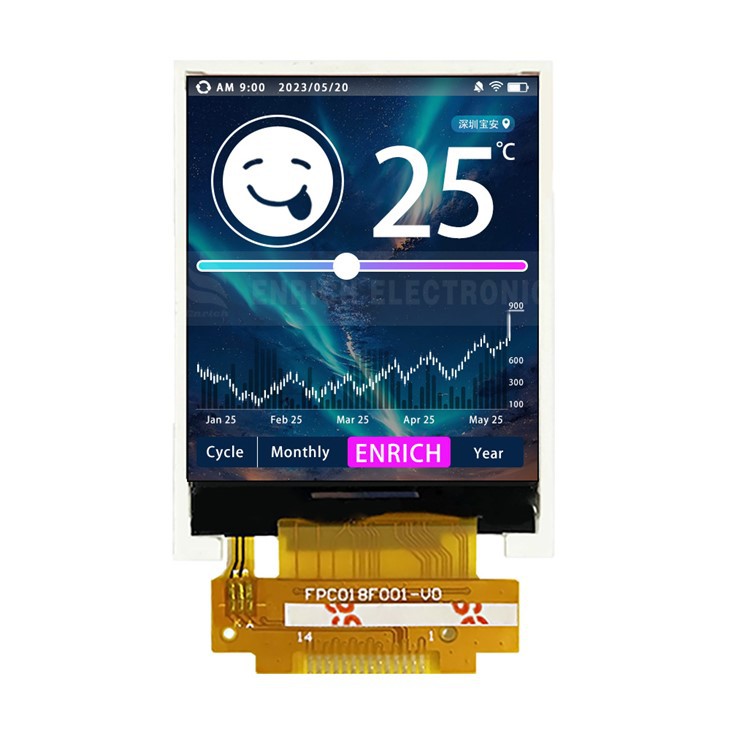 1.77 इंच ST7735S TFT LCD डिस्प्ले मॉड्यूल